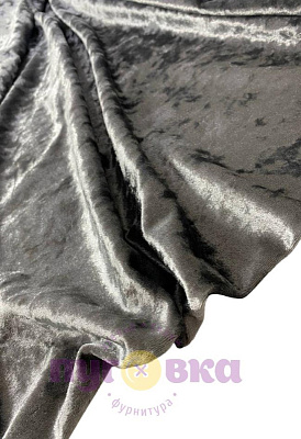 Велюр мрамор цвет графит