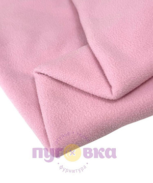 Флис цвет нежно розовый