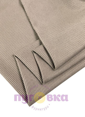 Микрозамша кордрой цвет бежевый