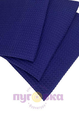 Вафельное полотно цвет темно синий Турция