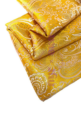 Парча цвет желтый 1,5 