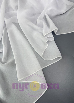 Креп-шифон "Сахар" цвет белый