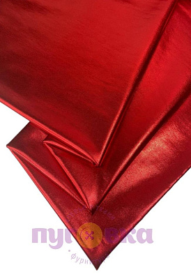 Парча стрейч цвет красный