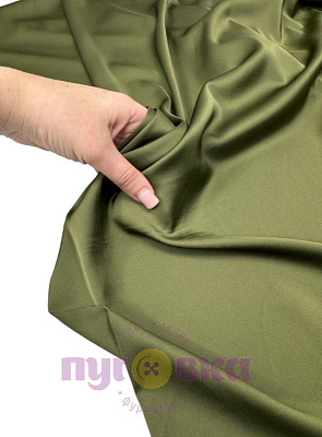 Шелк Армани цвет хаки