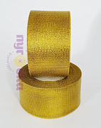 Лента парча 5см золото/моток 275р