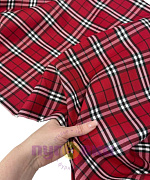 Клетка костюмная цвет красный 9