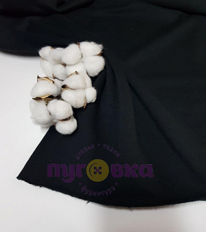 Трикотаж футер 2 нитка начес цвет черный