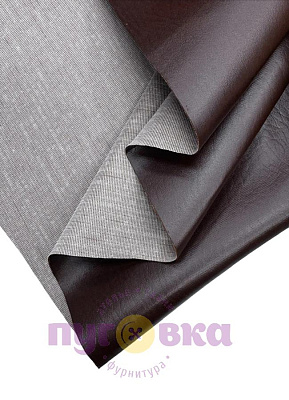 Кож.зам мебельный цвет коричневый КРС