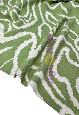 Вискоза Бохо абстаркция оливковая