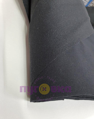 Дублерин термоклеевой плотный цвет черный