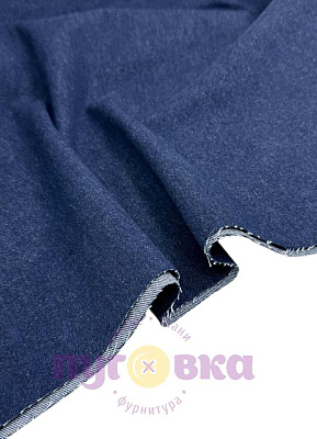 Джинс плотный цвет синий деним/ есть несмотанный рулон