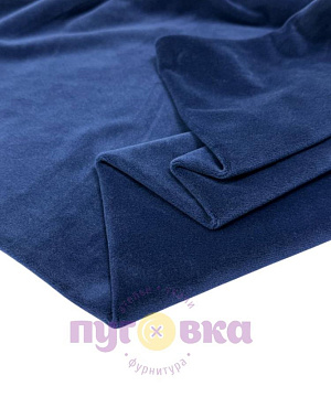 Японский велюр цвет темно синий 29/9