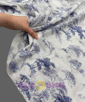 Тенсель-креш в стиле Диор цвет голубой