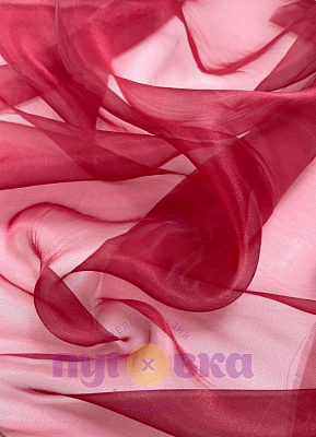 Органза цвет бордо 2,8