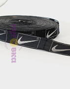 Лента жаккардовая Найк цвет черный