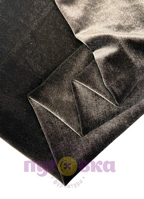 Велюр гладкий цвет горький шоколад