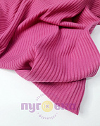 Трикотаж Лапша 3 мм цвет фуксия