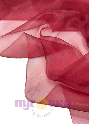Органза цвет бордо 2,8