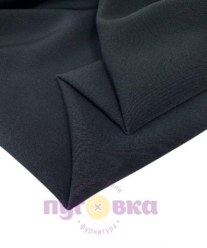 Ткань костюмная Анжелика цвет черный 480 гр.м.2