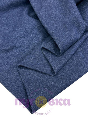 Джинс плотный цвет синий деним/ есть несмотанный рулон