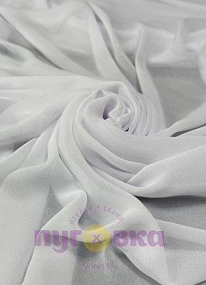 Креп-шифон "Сахар" цвет белый