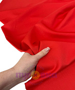 Вискоза-сатин стрейч цвет алый