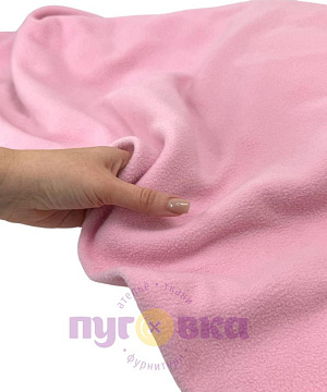 Флис цвет нежно розовый