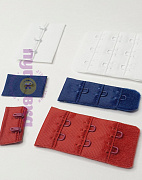 Застежка бельевая 3х1 5,5 см- белый