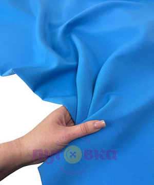 Ткань костюмная Мартини цвет лазурно голубой