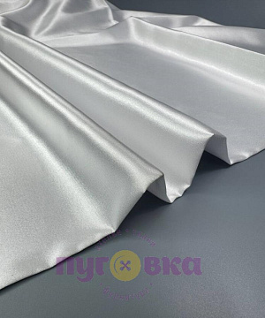 Атлас стрейч цвет белый