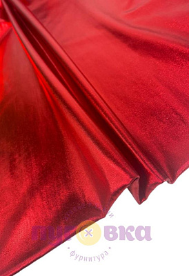 Парча стрейч цвет красный