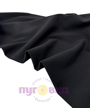 Ткань костюмная Мия цвет черный