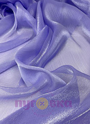 Органза креш с блеском цвет лаванда