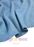 Трикотаж лапша Мохер цвет голубой