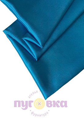 Креп сатин, бирюза