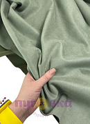 Замша на трикотаже цвет полынь