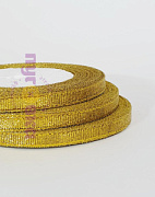 Лента парча 0,5см золото/моток 58р