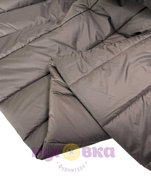 Курточная стежка Полоска цвет шоколад /200 гр