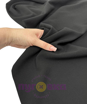 Ткань костюмная Мия цвет черный