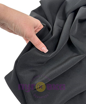 Ткань костюмная Анжелика цвет черный 480 гр.м.2