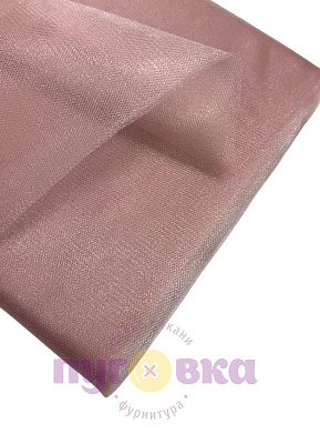 Фатин средний ш.3м цвет 9 пыльная роза