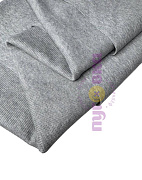 Двухсторонний трикотаж Вязанка цвет серый меланж к.пенье