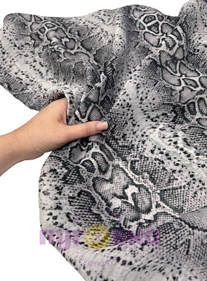 Тенсель принт серая рептилия