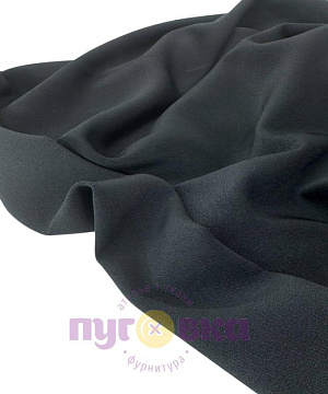 Ткань костюмная Анжелика цвет черный 480 гр.м.2