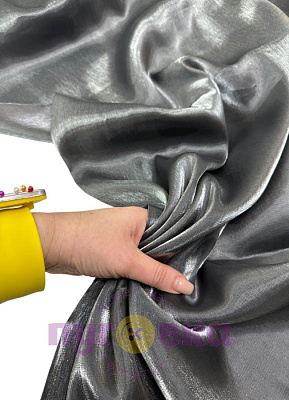 Органза кристалл цвет сталь