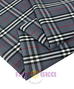 Клетка костюмная цвет серый 8