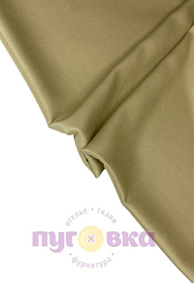 Сатин кристалл стрейч цвет песочный