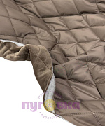 Курточная стежка синтепон 200 гр+велюр цвет капучино