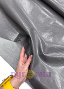 Кожа мебельная цвет серый глянец