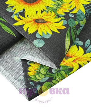 Ваф.полотенце Подсолнух на темном 62190